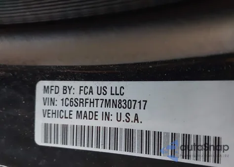 2021 Ram 1500 Limited 4X4 5'7 Box from USA, damaged, VIN 1C6SRFHT7MN830717